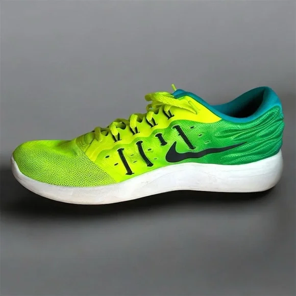 Nike Lunarstelos Volt/Rio Lace-up Men's Running Shoes 844591-700 Mens 11.5 - Picture 6 of 8